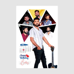 6 in one model photo frame with calendar