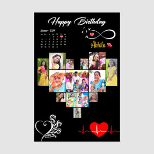 Heart Shape Model Photo Frame