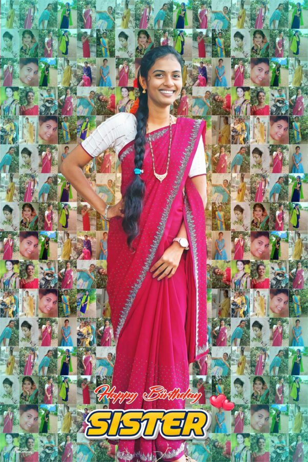 Mosaic Model Photo Frame
