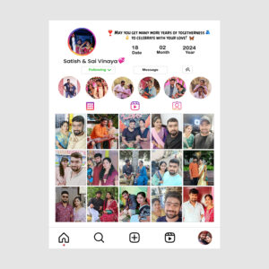 insta model photo frame