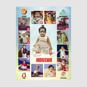 1 TO 12 MONTHS Baby Birthday Model