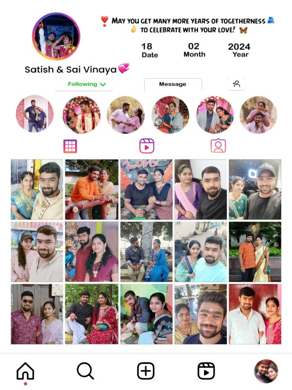 insta model photo frame