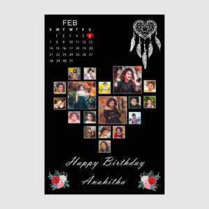 Heart Shape Birthday Model